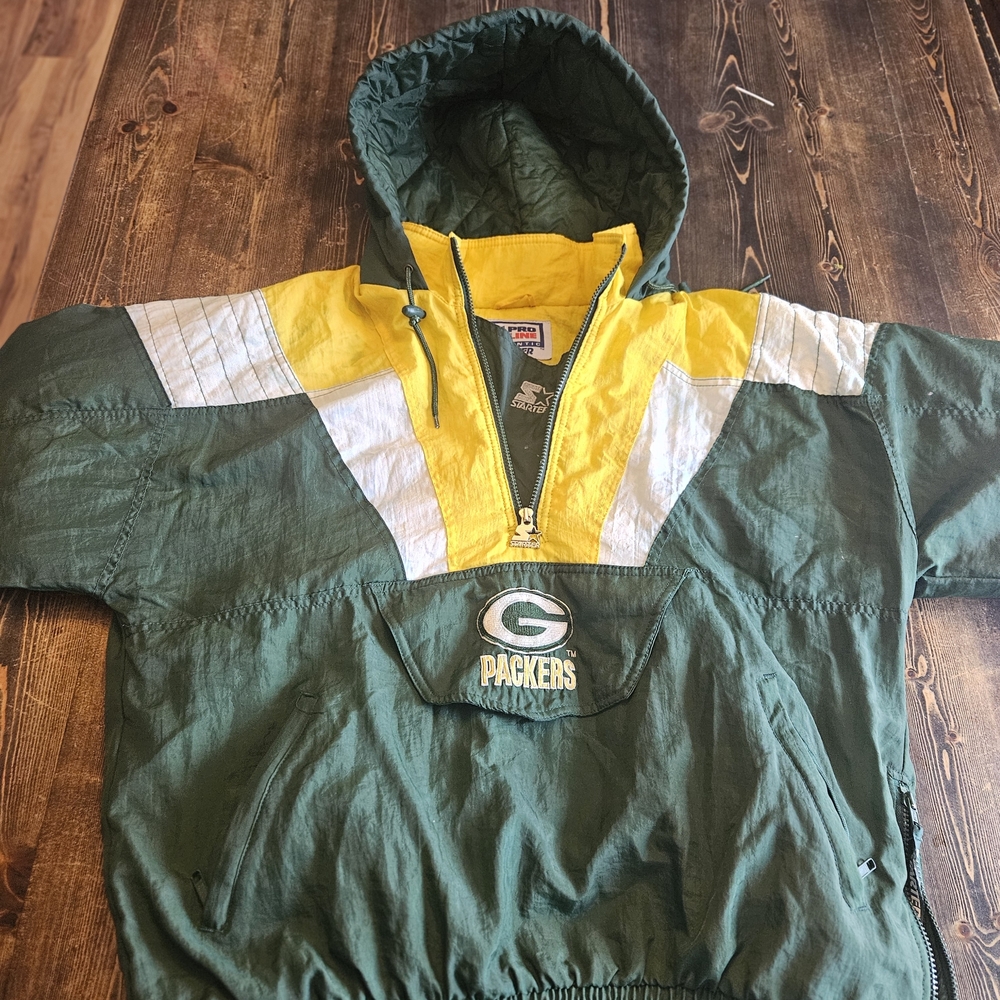 Green Bay Packers Green & Yellow Pullover Jacket